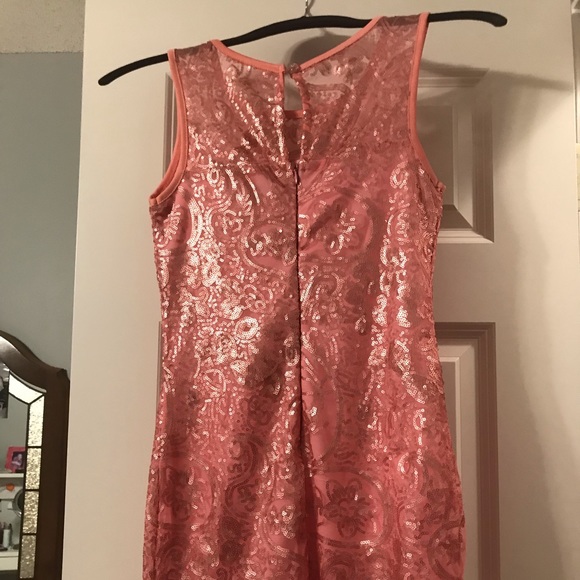 Light pink/ gold dress super cute - Picture 2 of 5